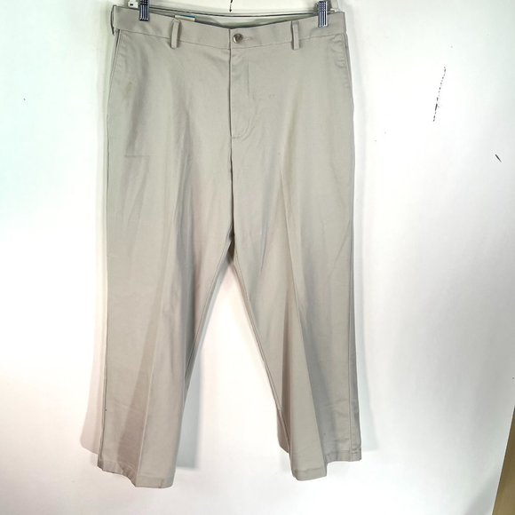 Dockers Relaxed Fit Comfort Kaki Pants Mens Size 36 X 32 Beige - Picture 1 of 11